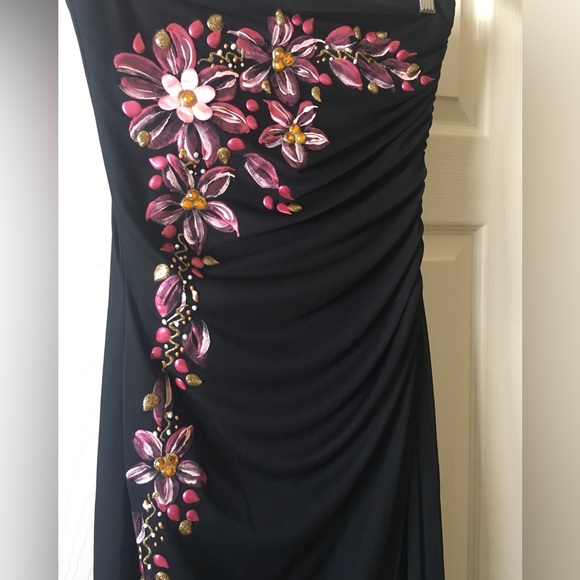 Fairweather Strapless Jump Suit with sheer overlay Size Medium - Picture 9 of 10